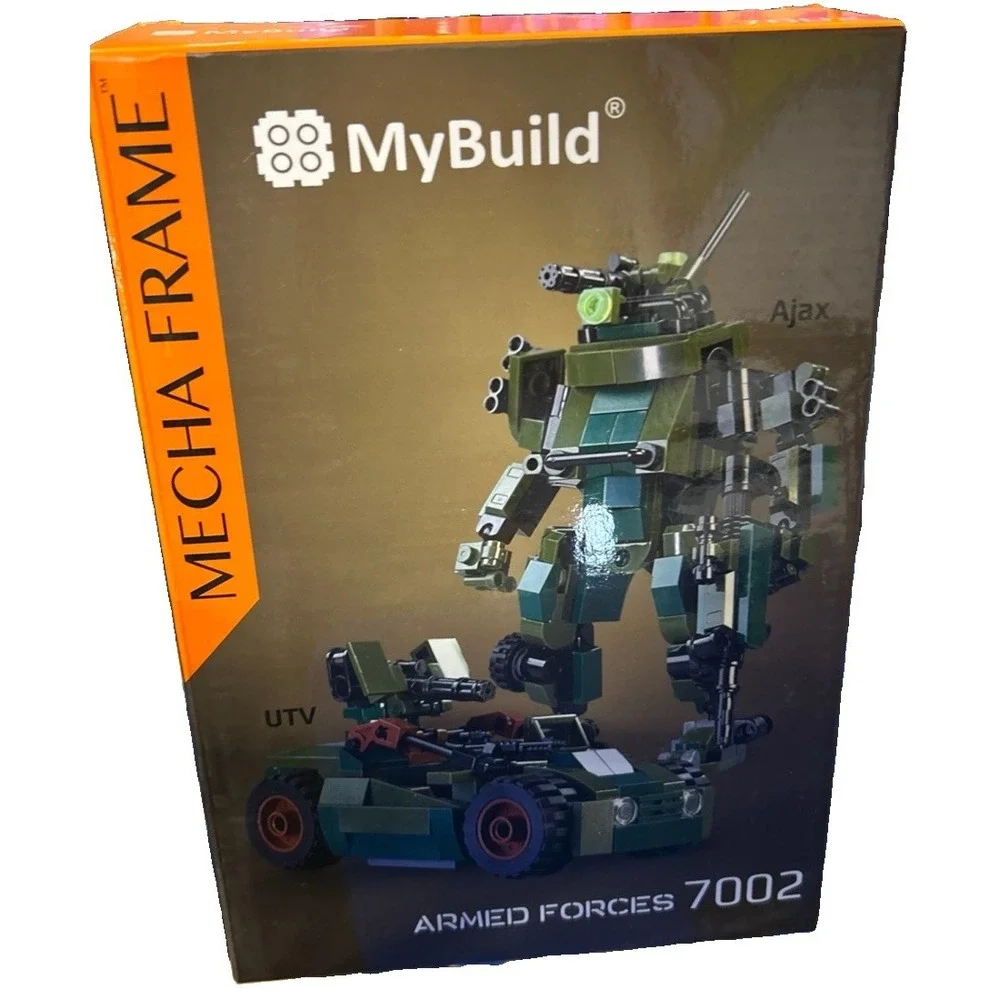 MyBuild Mecha Frame Armed Forces 7002 Ajax And Utility Vehicle Set 14+ Sealed